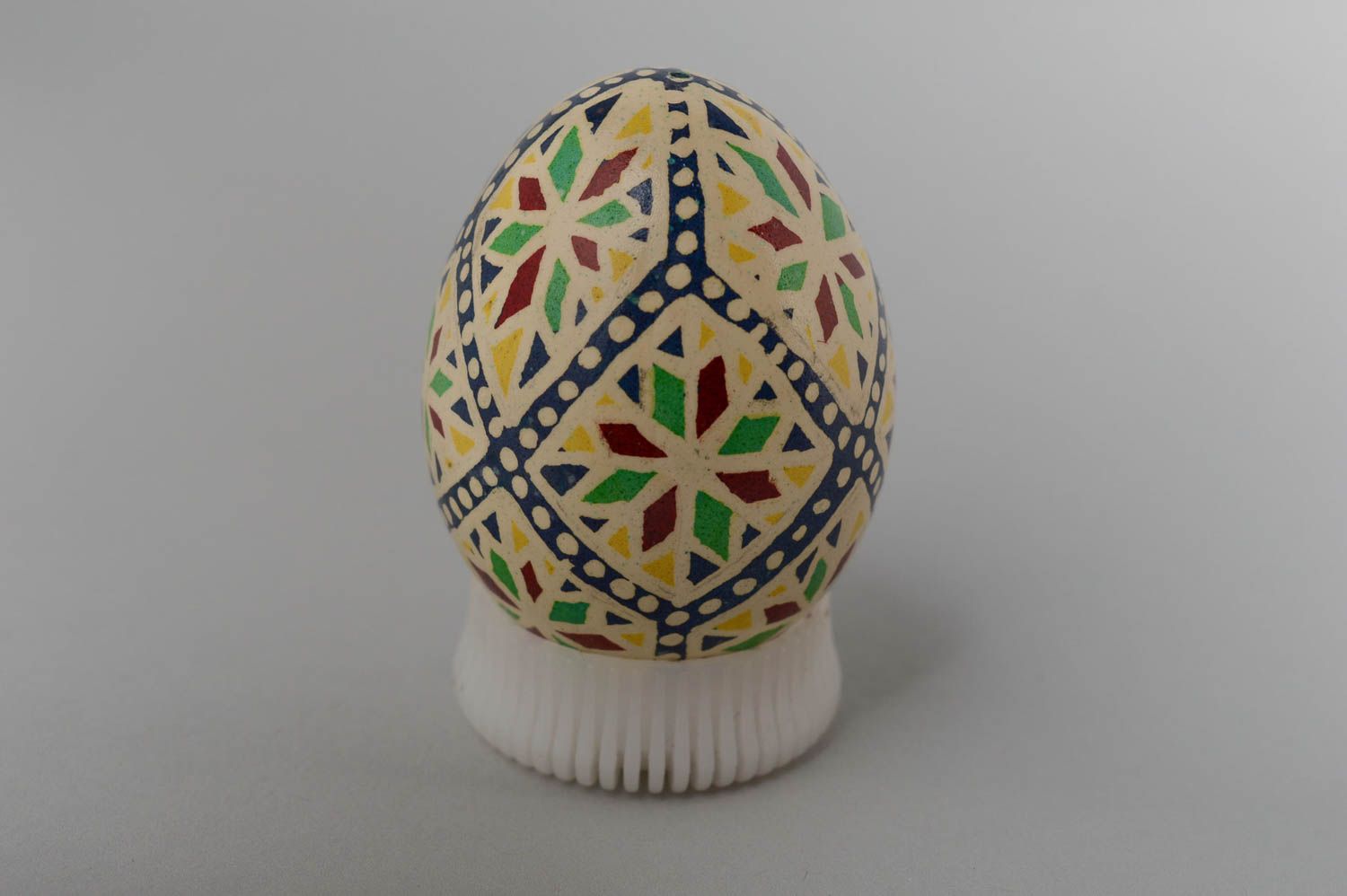 Huevo de Pascua estiloso hecho a mano regalo original decoración para fiesta foto 3