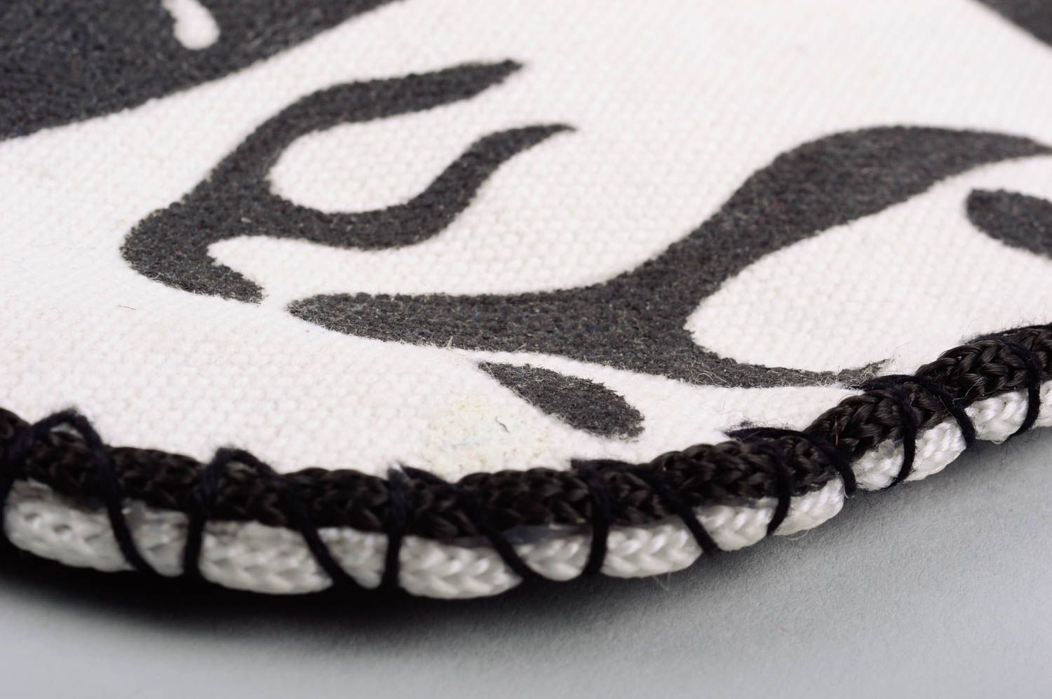 Текстильный кошелек из брезента ручной работы с двумя карманами Наскальный фото 5