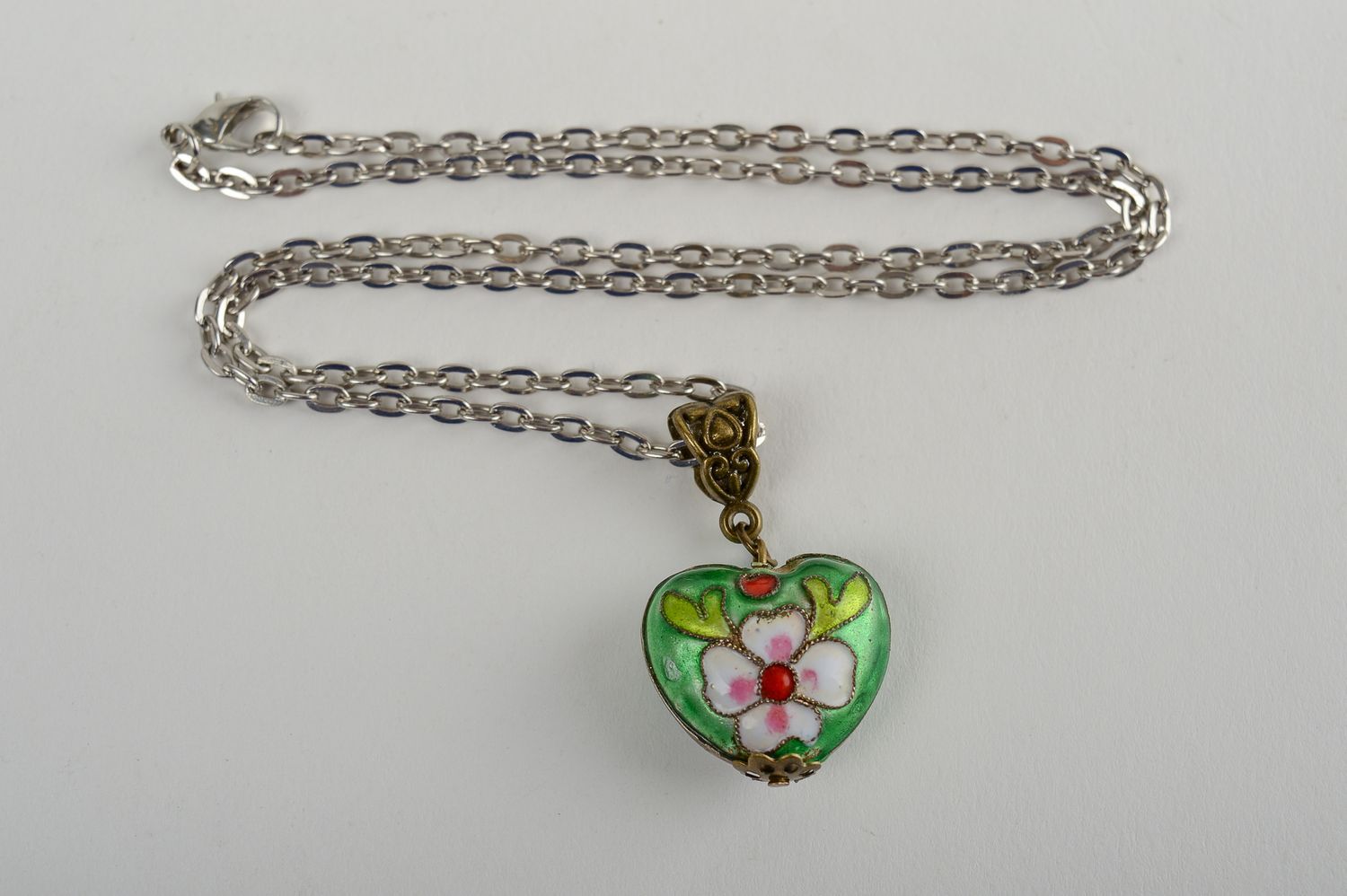 Handmade designer pendant unusual cute pendant jewelry in shape of heart photo 2