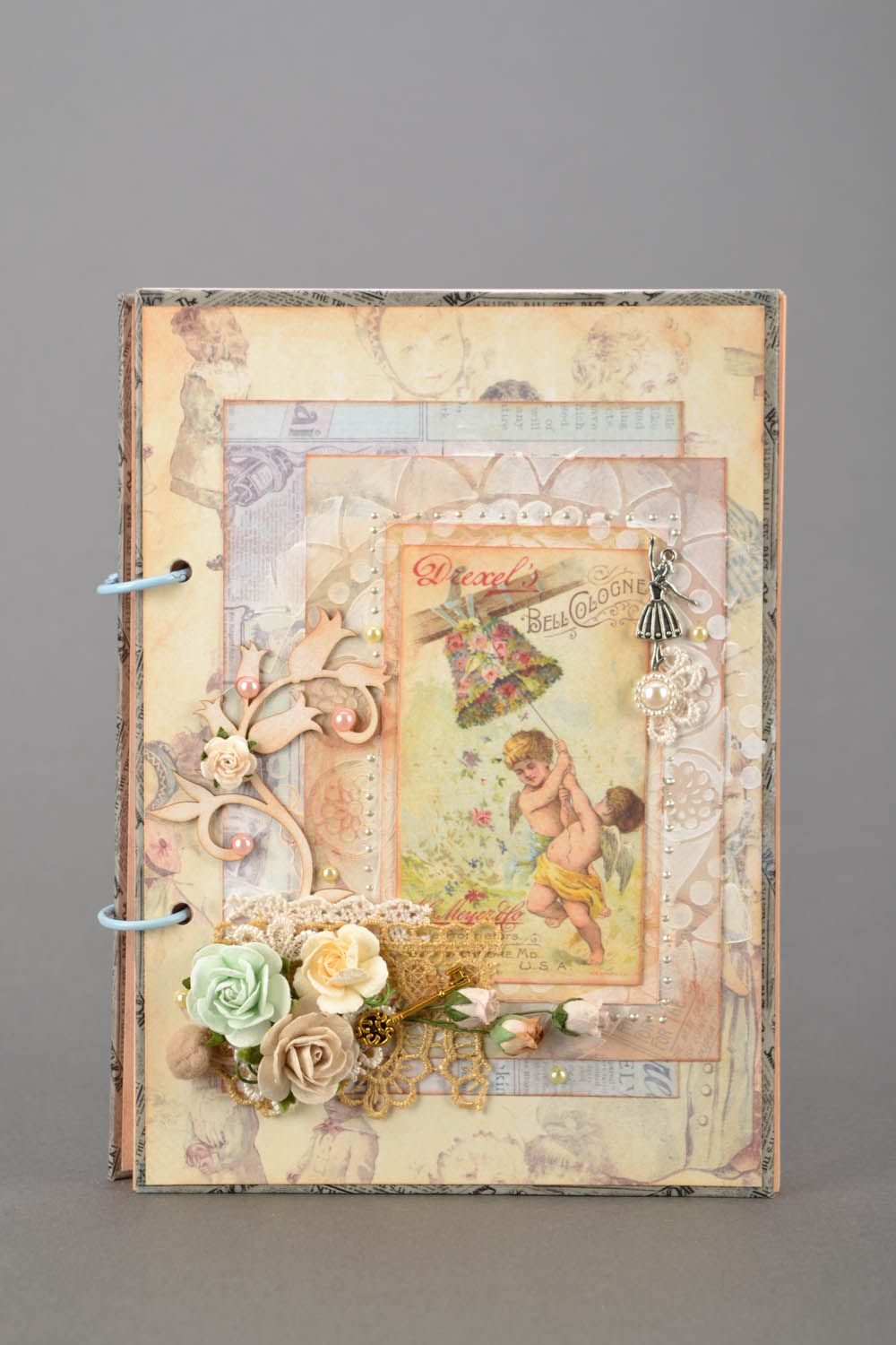 Unusual handmade notebook Angels photo 1