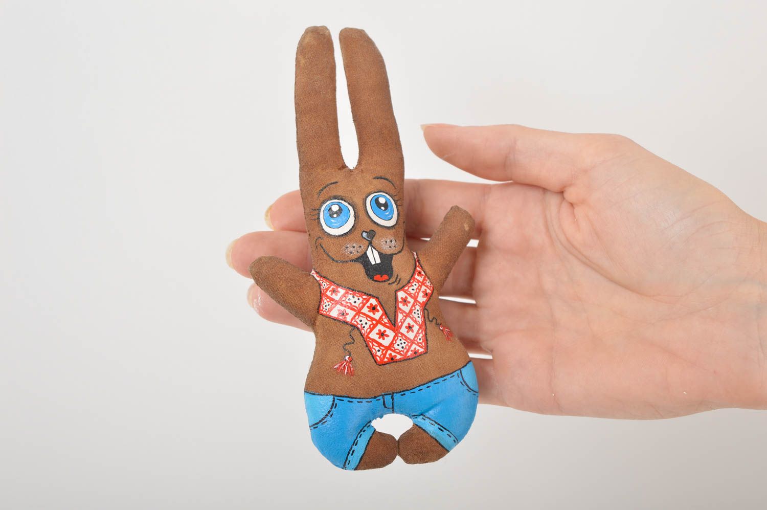 Handmade lustiger Kühlschrankmagnet Dekoration Hase Geschenk Idee ausgefallen foto 4
