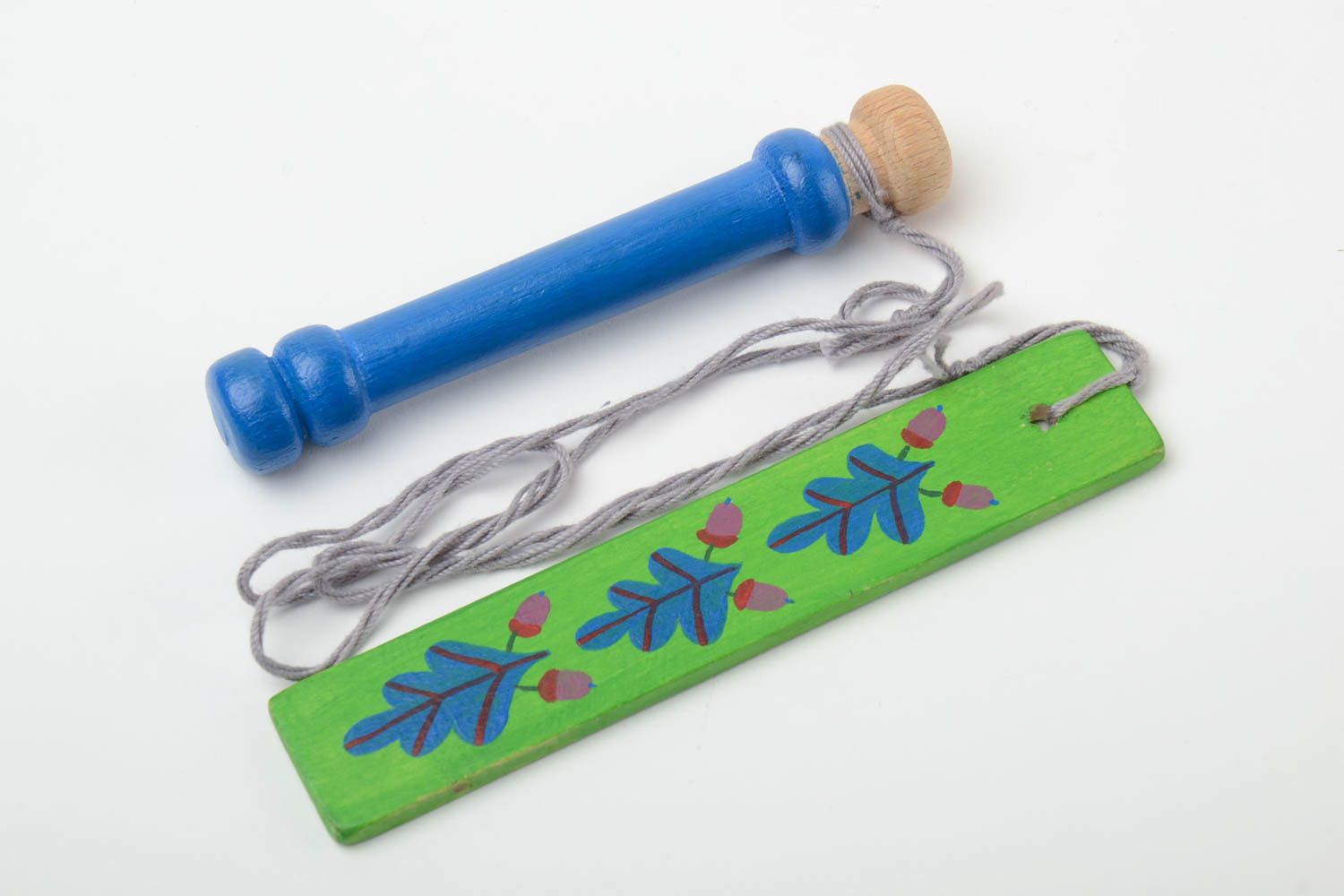 Holz Spielzeug für Kinder ethnisch handgemacht bemalt originell geschliffen foto 2