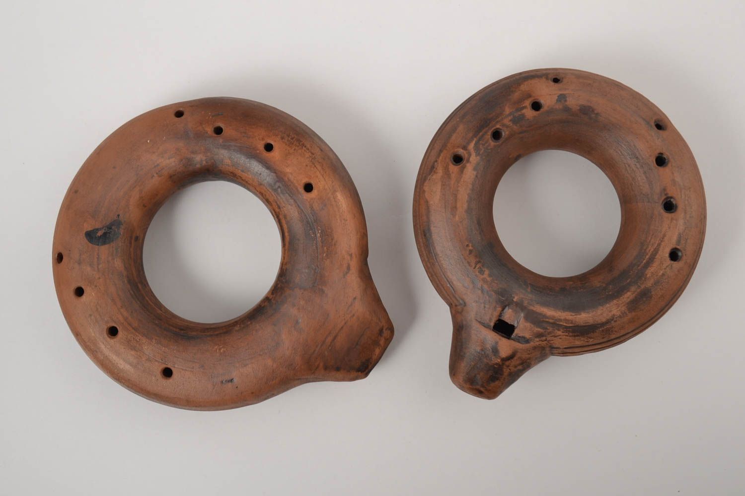 Ocarina instrumentos musicales artesanales silbatos de barro regalo original foto 2