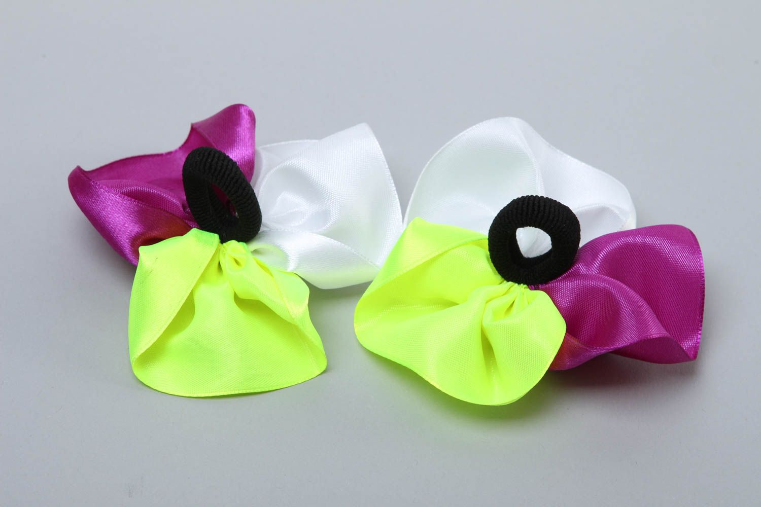 Handmade hair ties flower hair accessories gifts for girls hair decorations photo 4