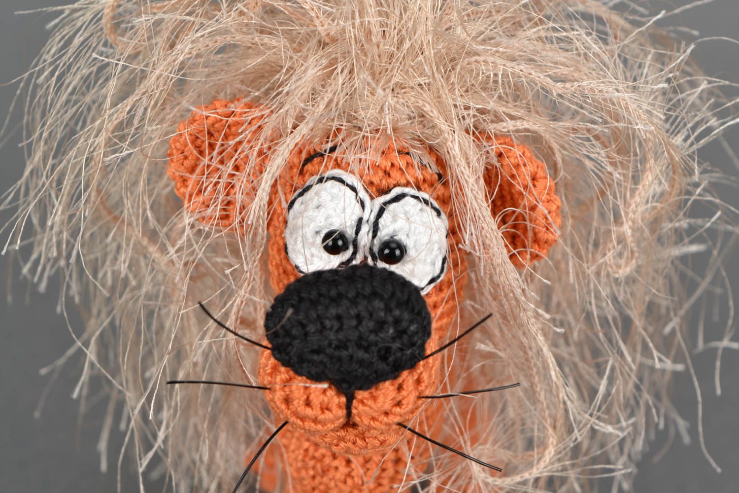 Crocheted toy Lion photo 4