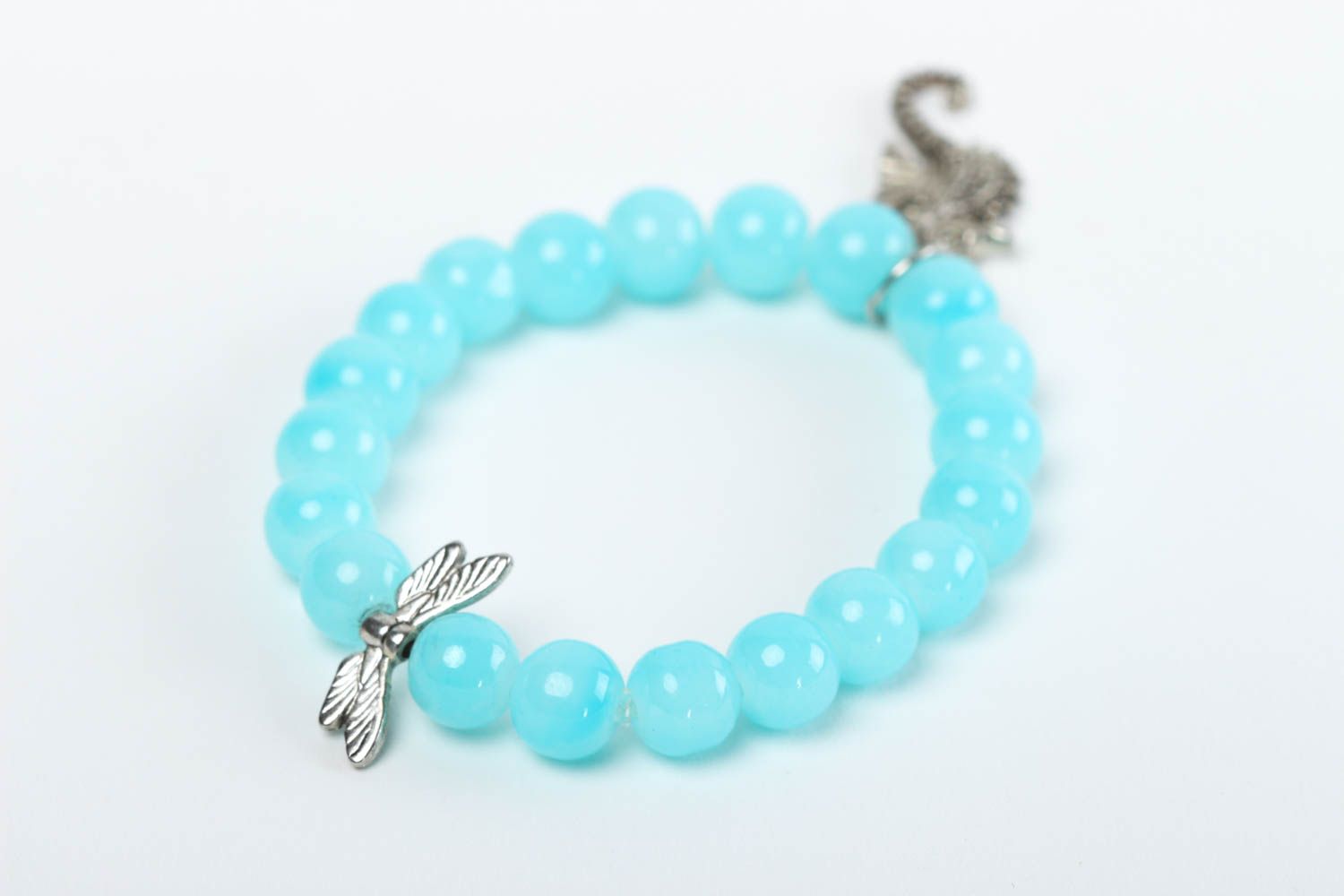 Handmade jewelry designer bracelet unusual gift for girls beads bracelet photo 4