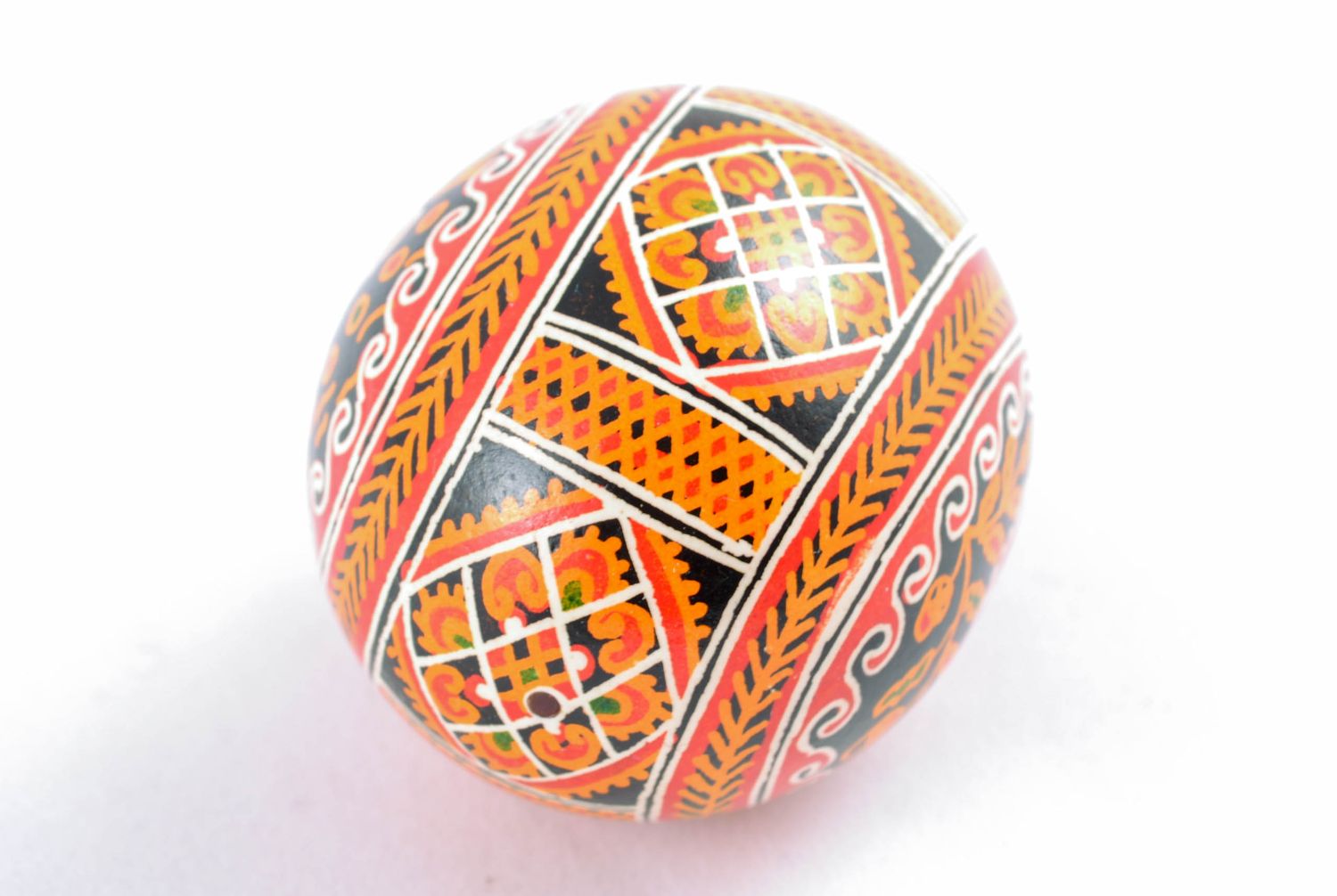 Handmade Easter egg with painting photo 2