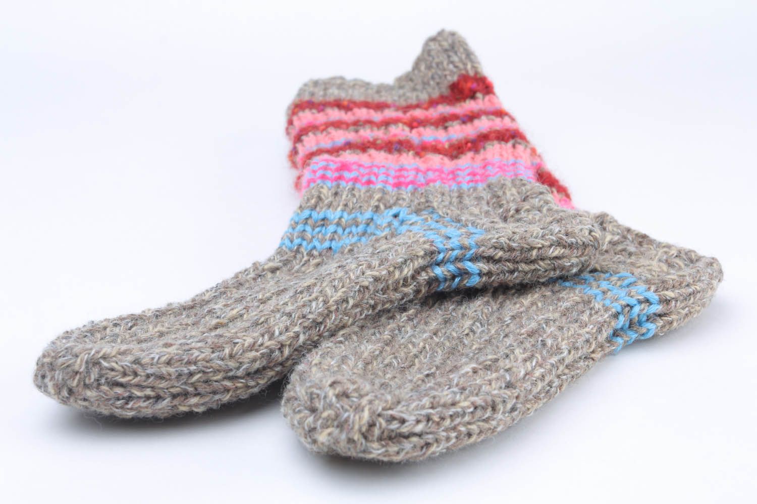 Long knitted socks photo 3