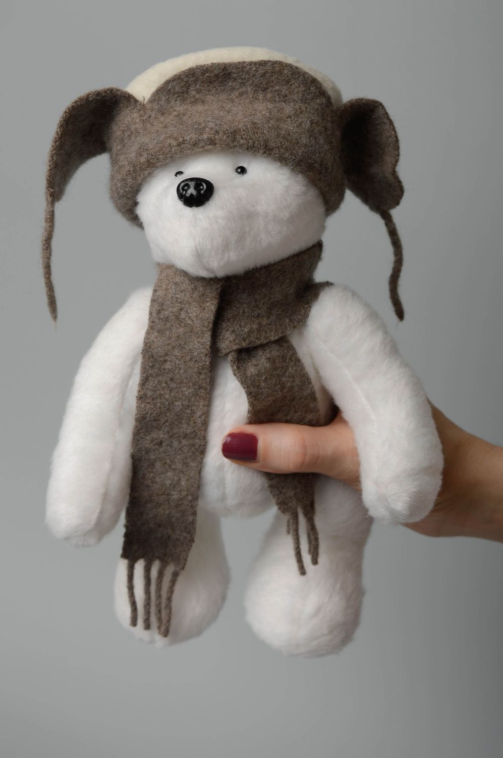 Soft toy with artificial fur Umka Bear photo 3