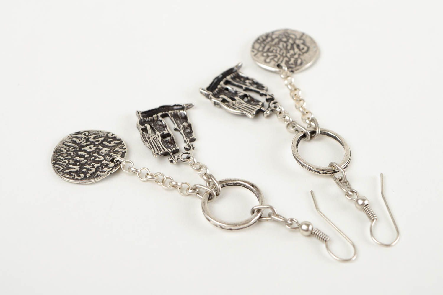 Juwelier Modeschmuck Handmade Ohrringe Geschenk für Frauen Metall Ohrringe toll foto 5