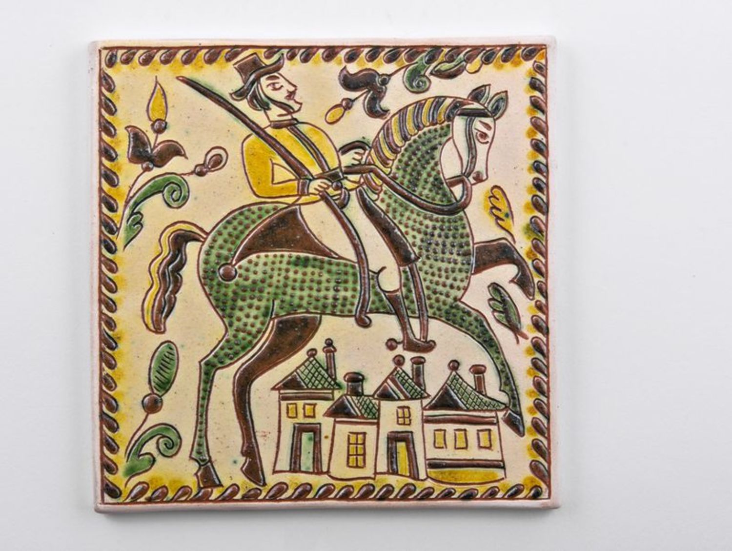 Piastrella in ceramica fatta a mano Arazzo decorativo Decorazioni di casa 
 foto 1