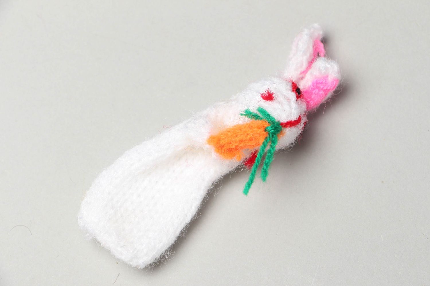 Crochet finger toy Hare photo 1