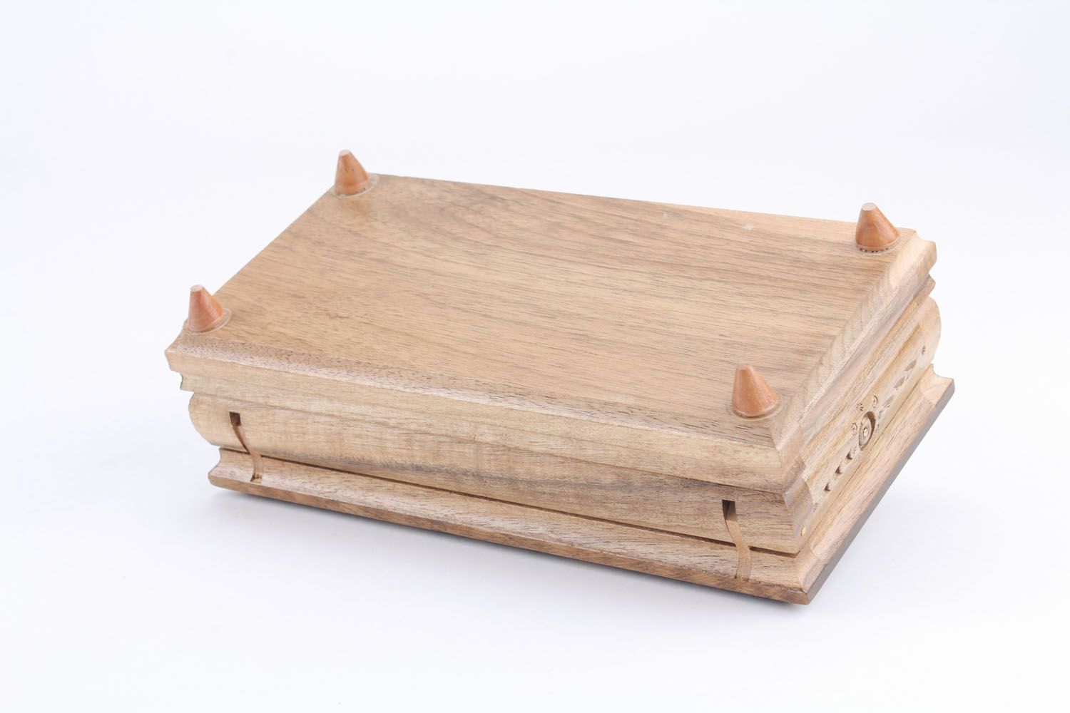 Rectangular wooden box photo 3