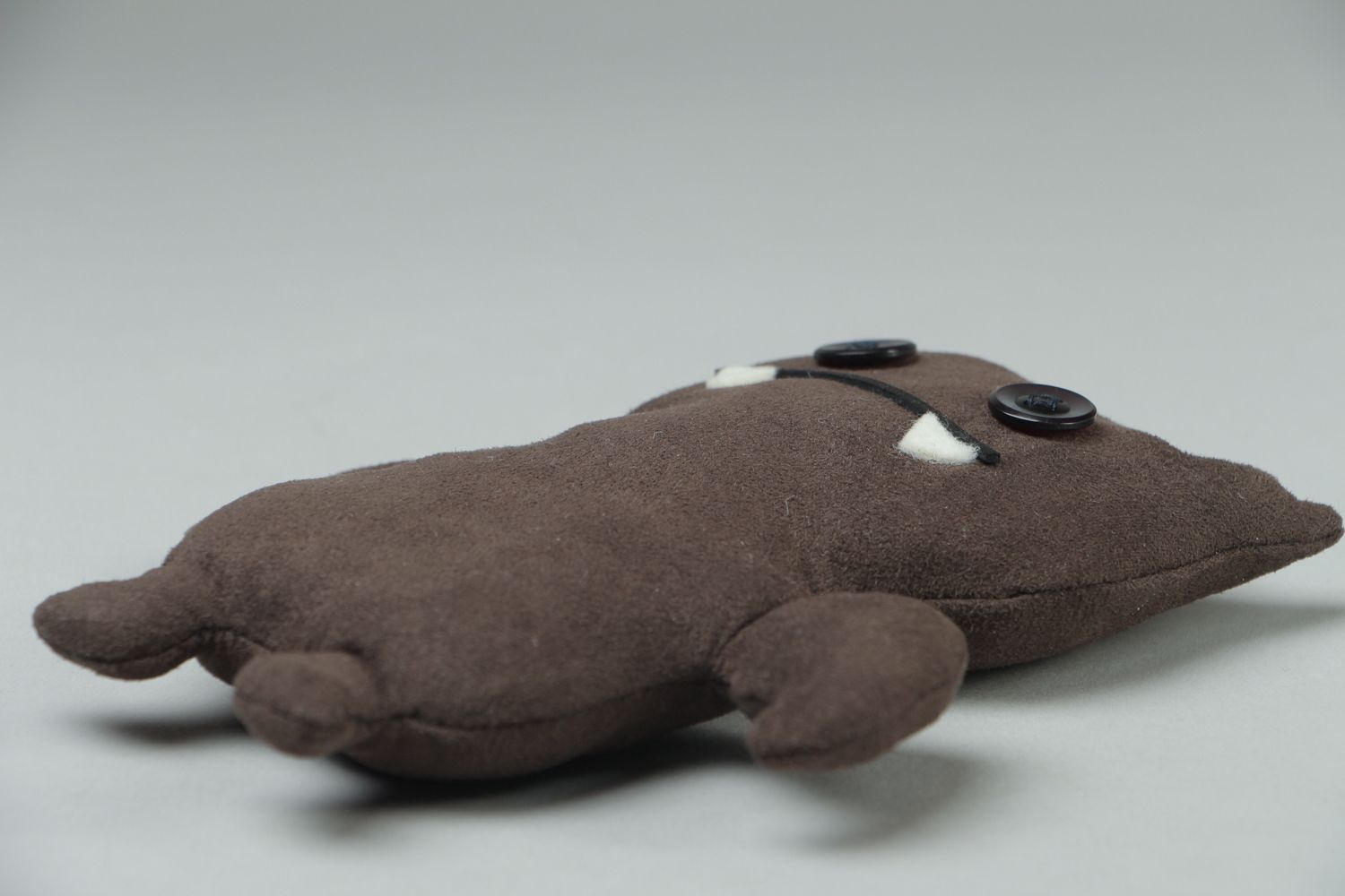 Мягкая игрушка ручной работы из ткани Летучая мышка фото 3