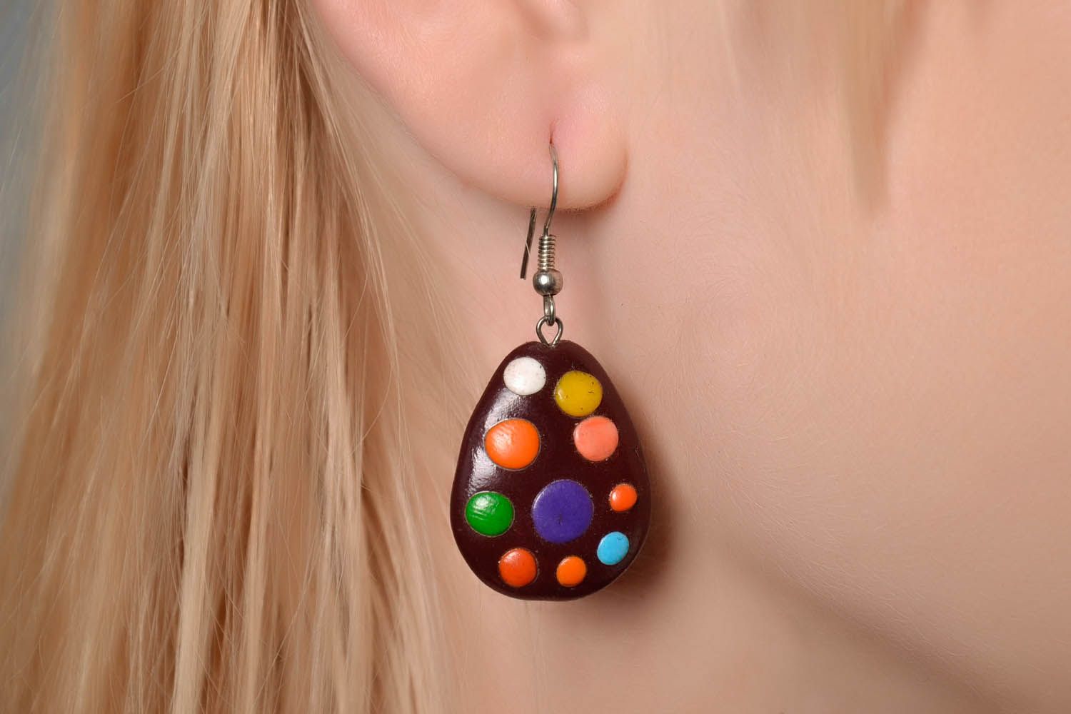 Earrings Made of Polymer Clay photo 4