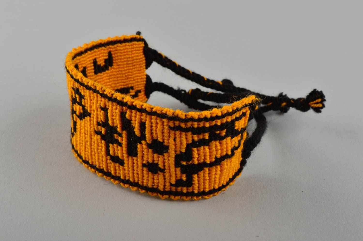 Браслет из ниток ручной работы модный браслет Египет плетеный браслет стильный фото 2
