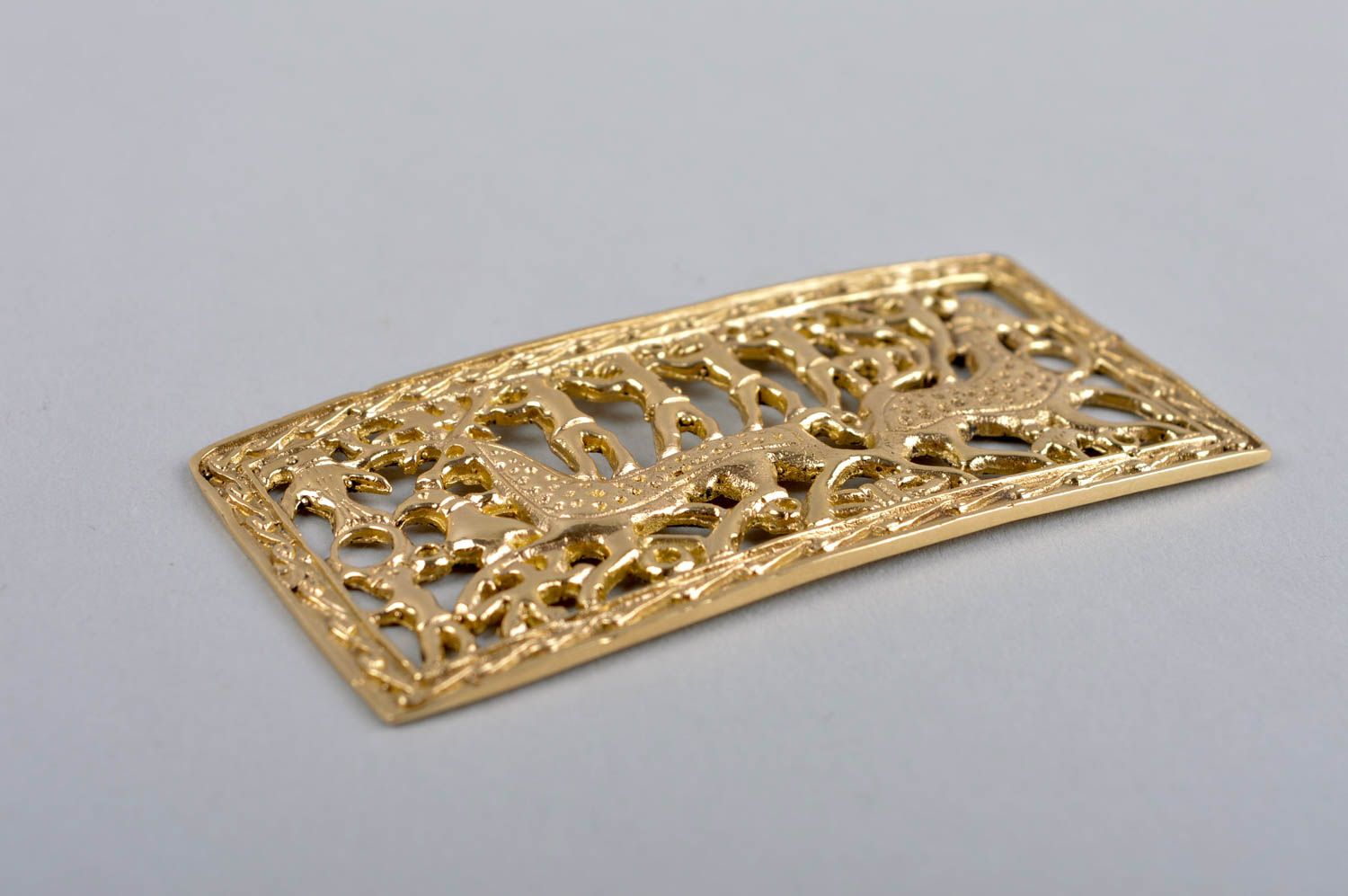 Handmade designer accessory metal pendant cute brass jewelry present photo 4