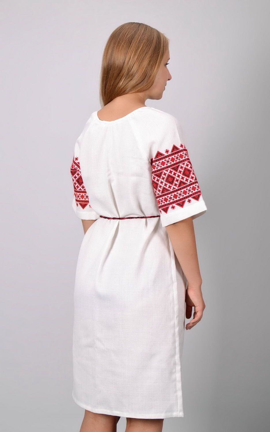 Robe ethnique en coton avec broderie photo 4