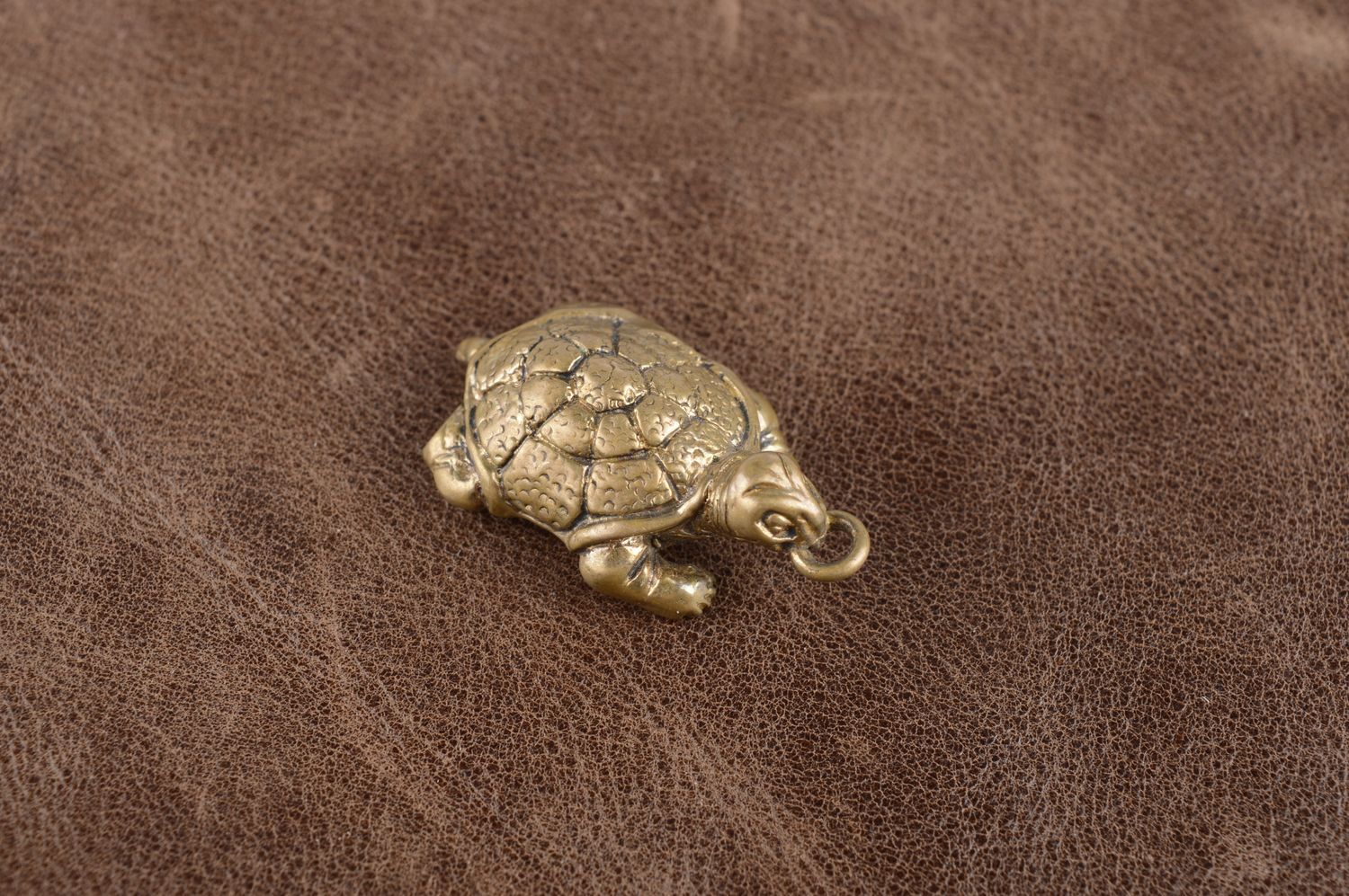 Украшение ручной работы украшение из бронзы кулон на шею женский кулон черепаха фото 1