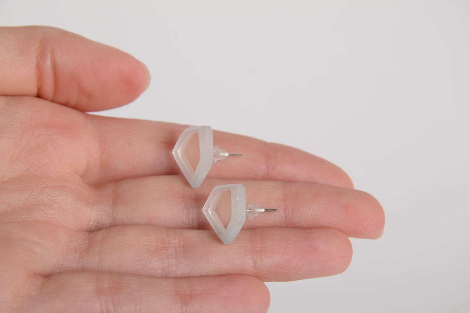 Ohrringe aus Glas handmade Ohrringe Ohrstecker Modeschmuck Ohrringe für Damen  foto 3