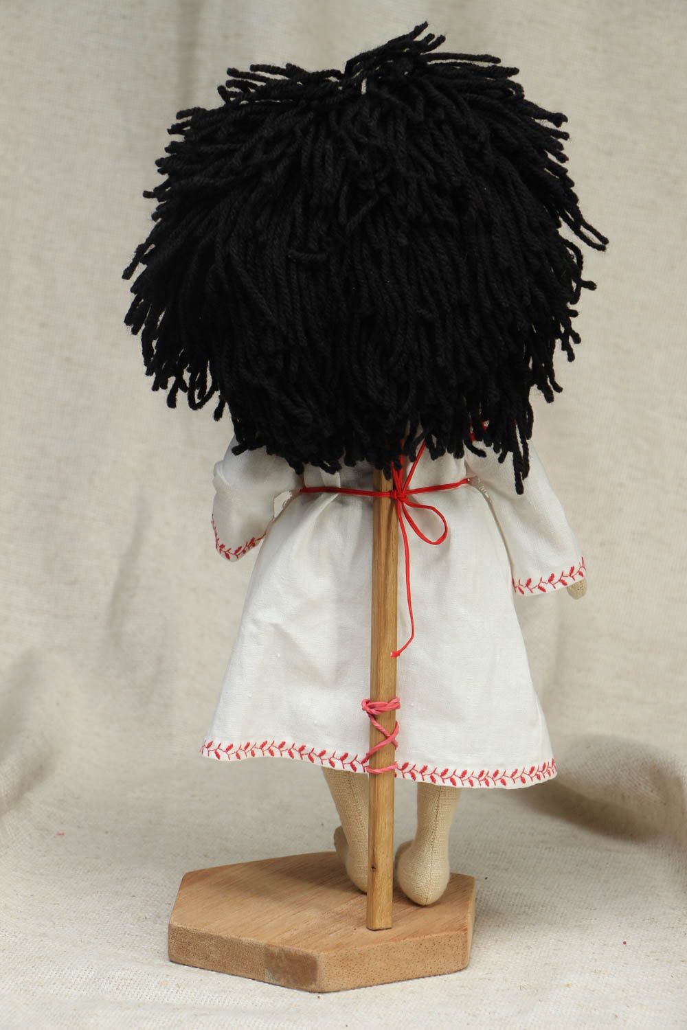 Handmade fabric doll photo 3