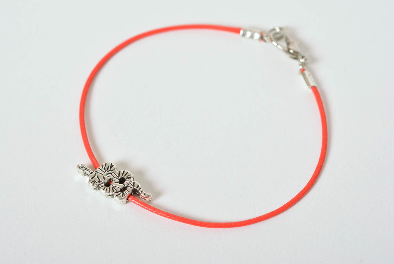 Schnur Armband handmade Damen Schmuck Geschenk für Frauen in Rot modisch foto 5