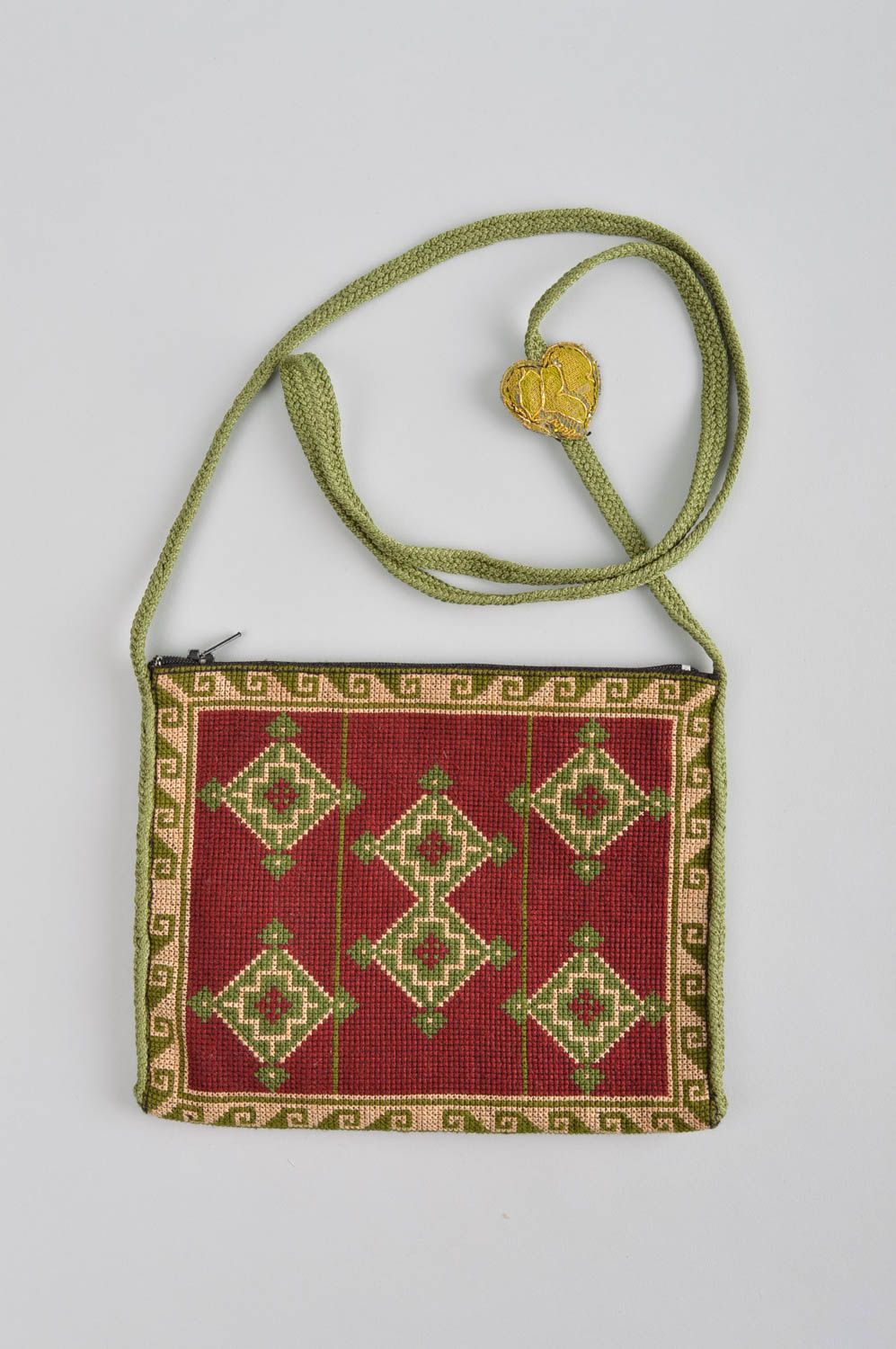 Bolso de tela hecho a mano accesorio de mujer regalo original estiloso bonito foto 2