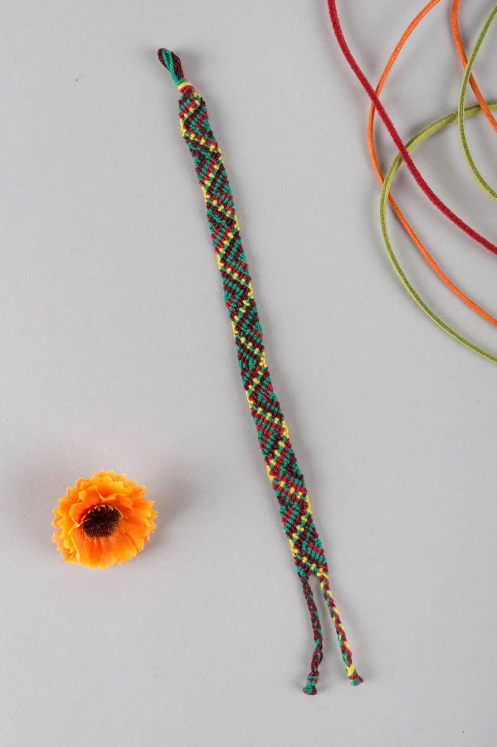 Beautiful homemade woven wrist bracelet friendship bracelet designs gift ideas photo 1