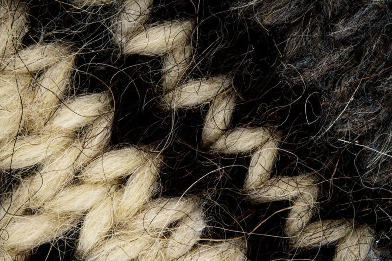 Calcetines largos tejidos de lana foto 4