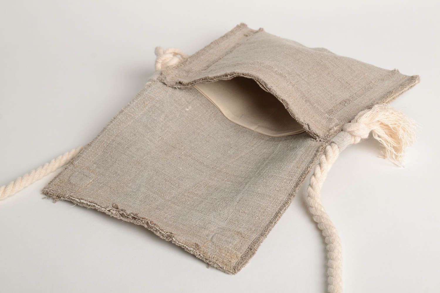 Handmade Damen Tasche aus Textil Accessoire für Frauen kleine Umhängetasche foto 4