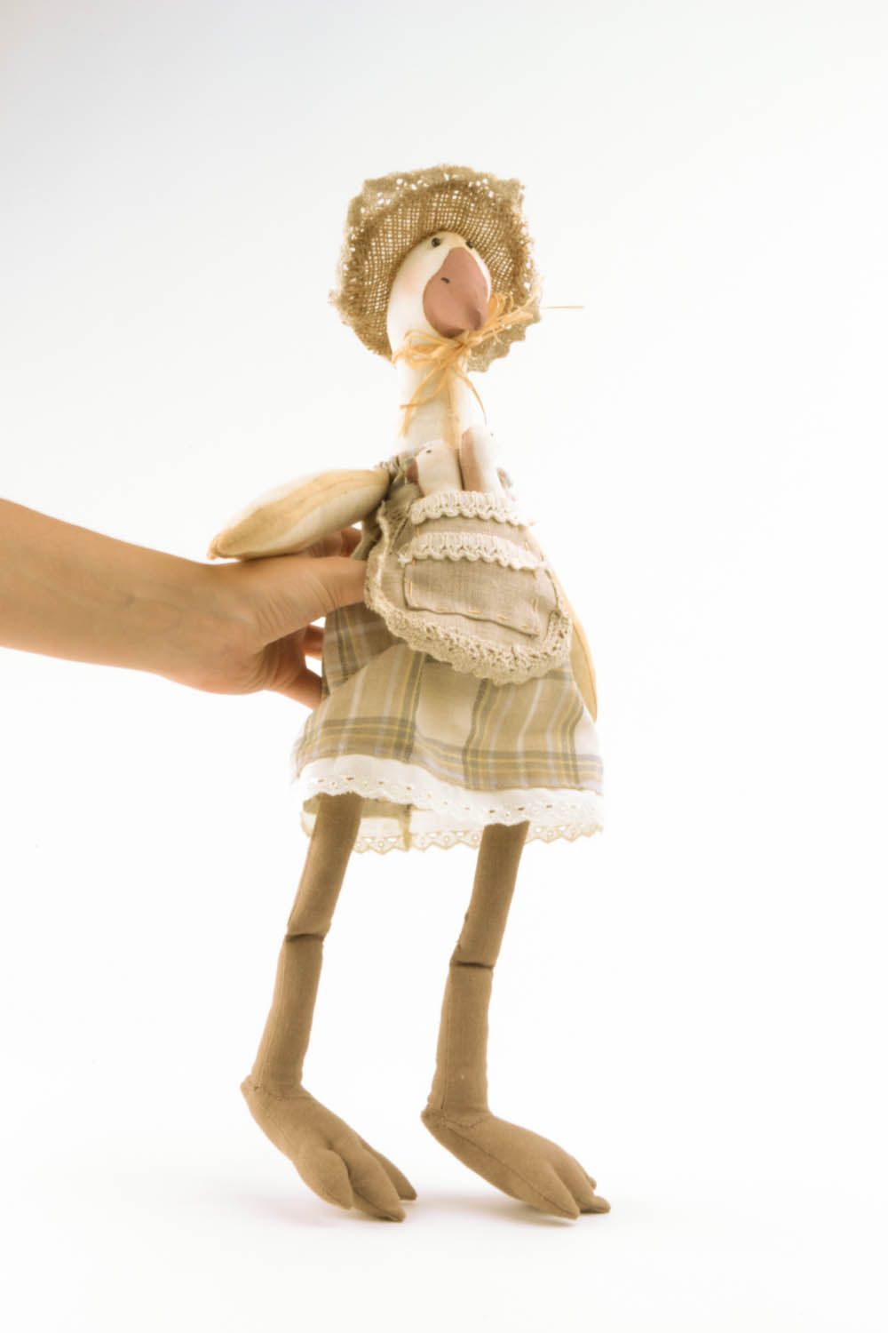 Текстильная игрушка Утка с детками фото 5