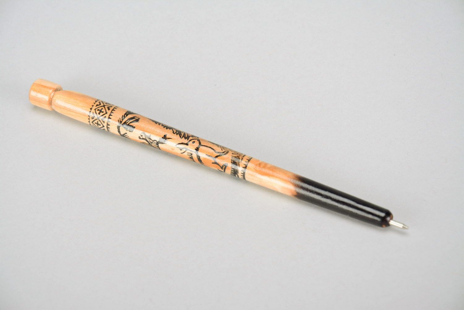 Сувенирная ручка из дерева фото 6
