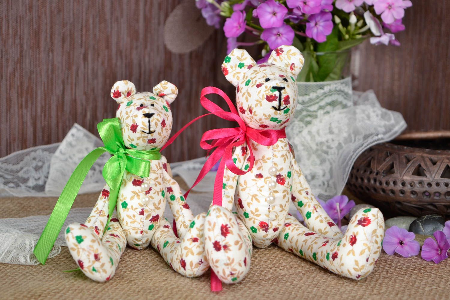 Bear toys handmade toys soft toys stuffed animals unique gifts for kids photo 1