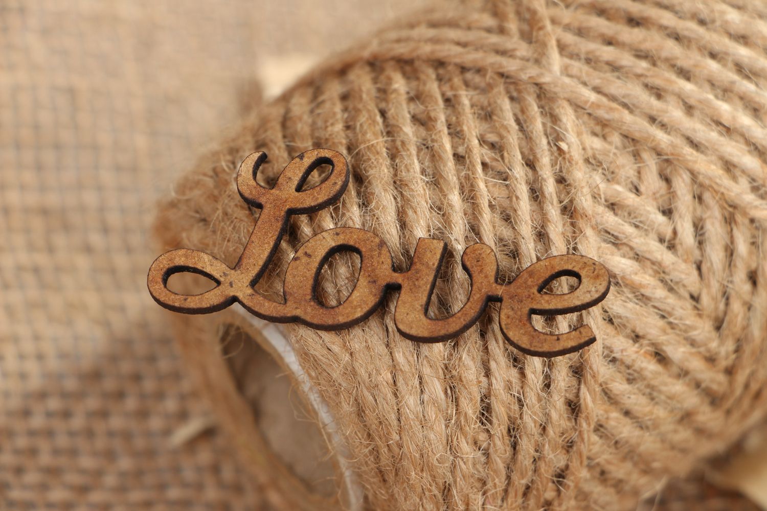 Handmade craft blank lettering Love photo 4