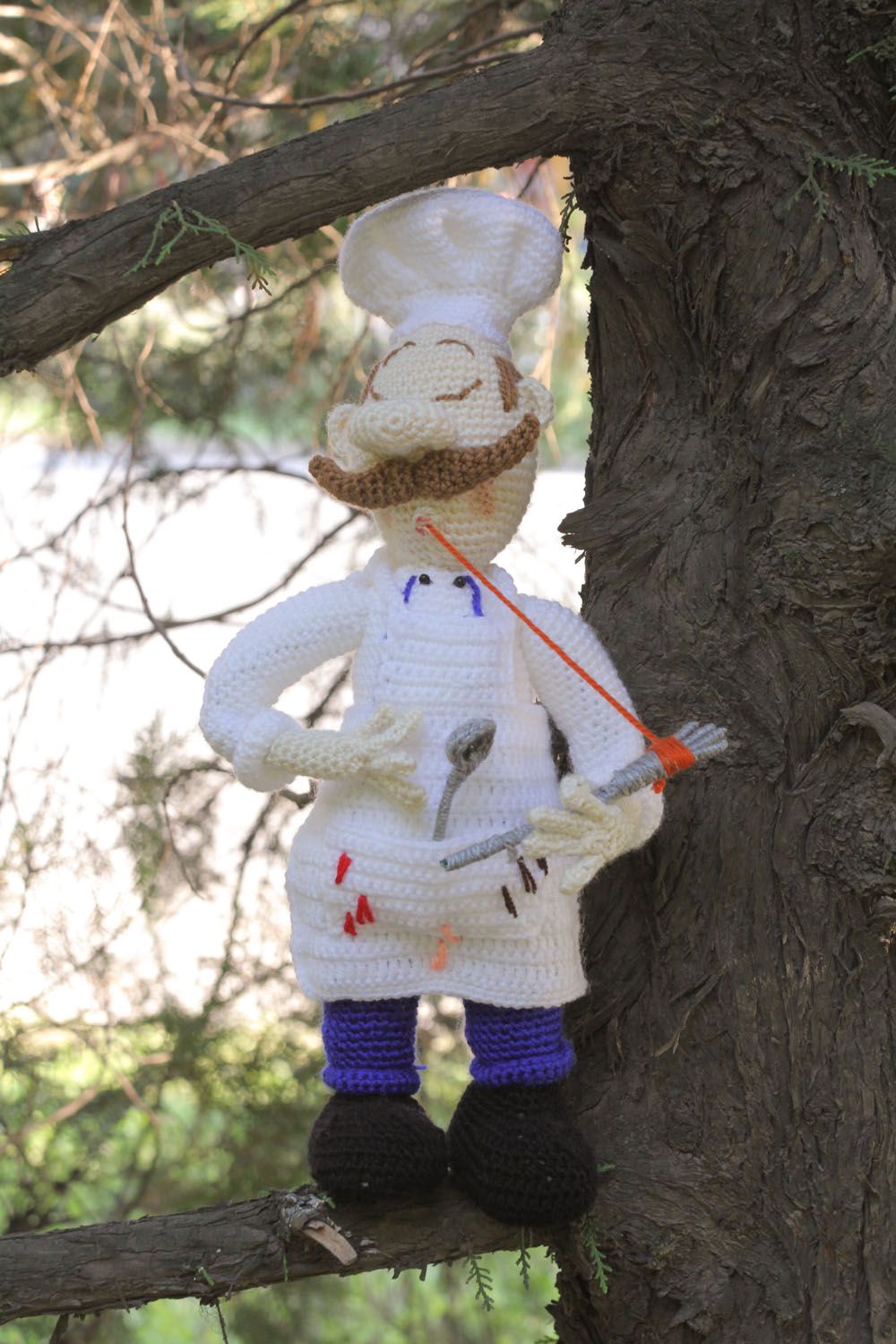 Jouet décoratif crochet artisanal Сuisinier photo 1