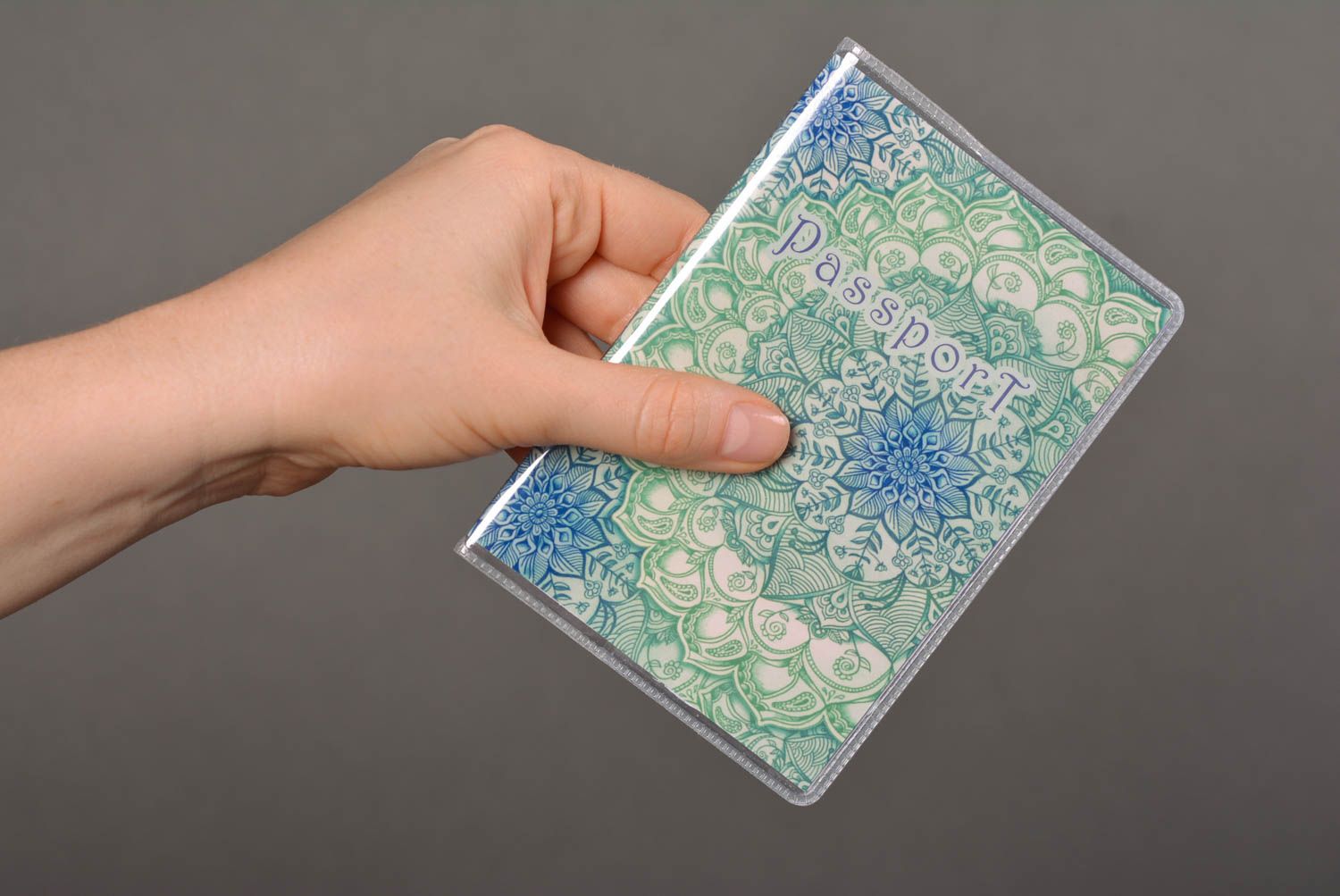 Beautiful handmade silicone passport cover passport holder gift ideas photo 4