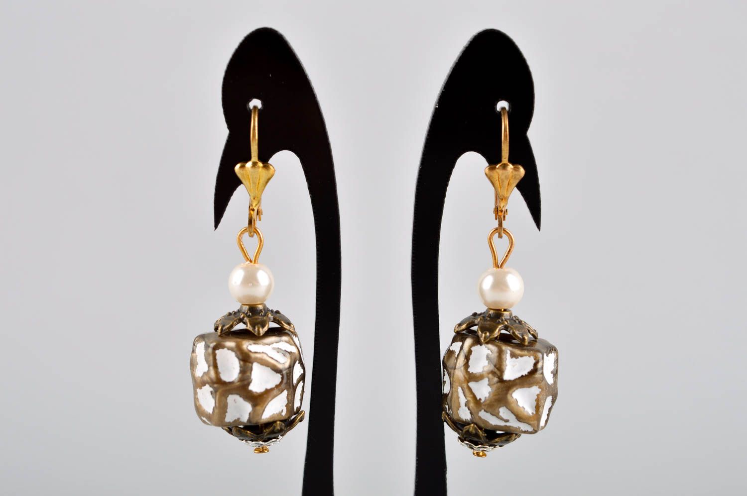 Handmade jewelry designer earrings fashion earrings handmade dangling earrings photo 2