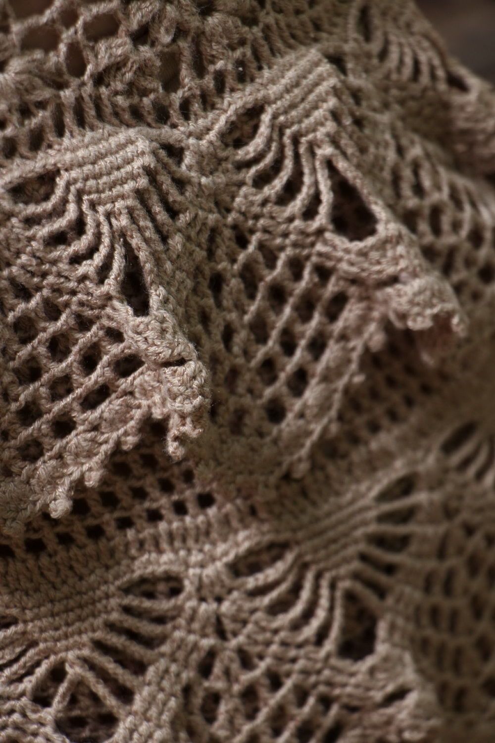 Robe tricotée au crochet faite main photo 5