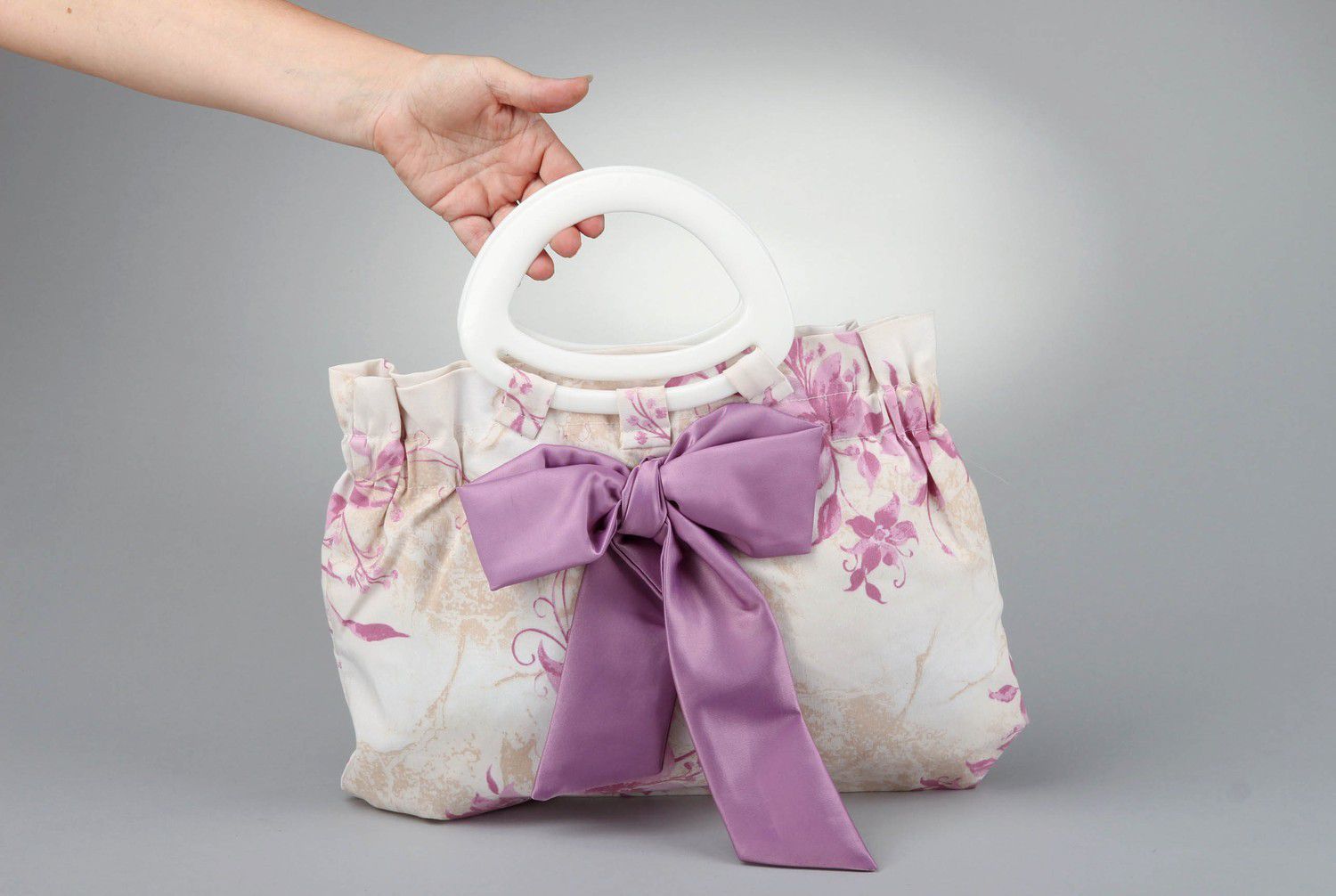Textile women's bag photo 2