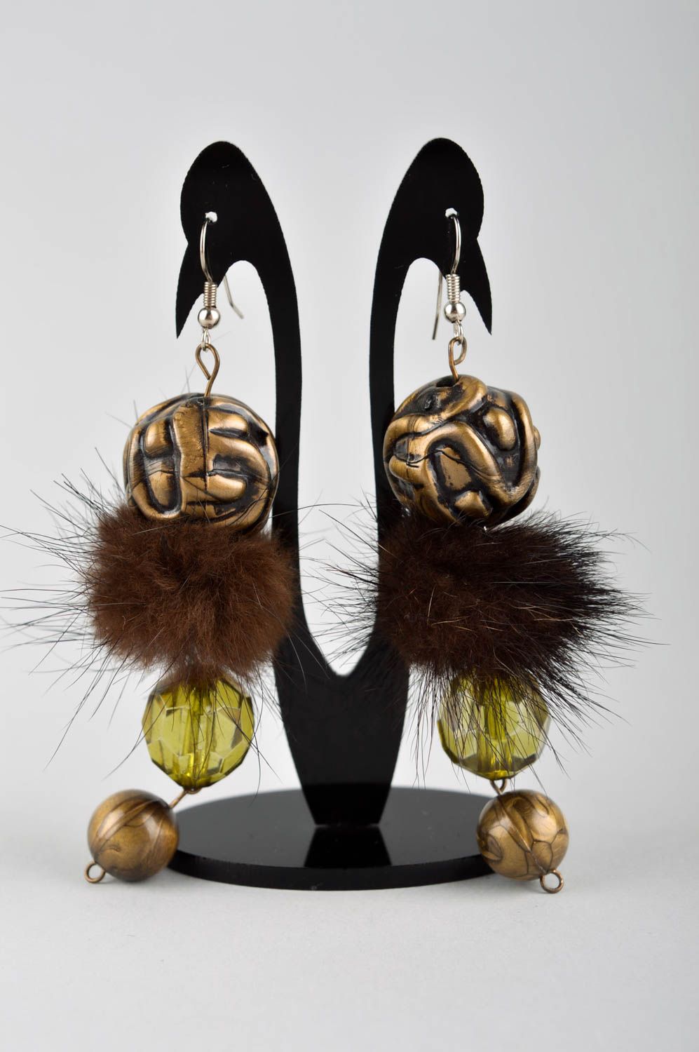 Flower earrings for women handmade earrings with charms designer earrings photo 1