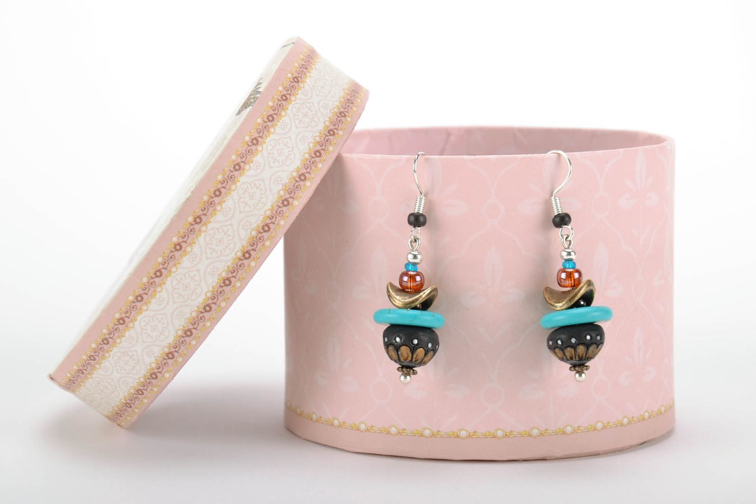 Ceramic earrings  photo 2