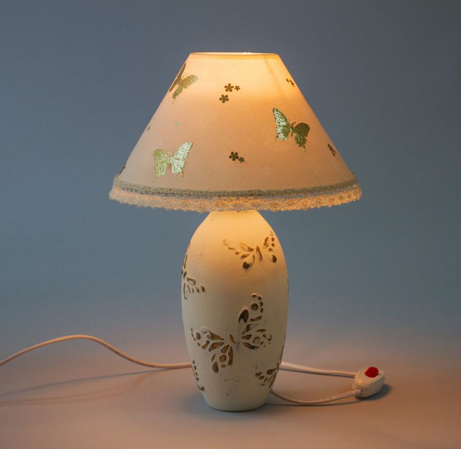 Handmade ceramic lamp photo 2