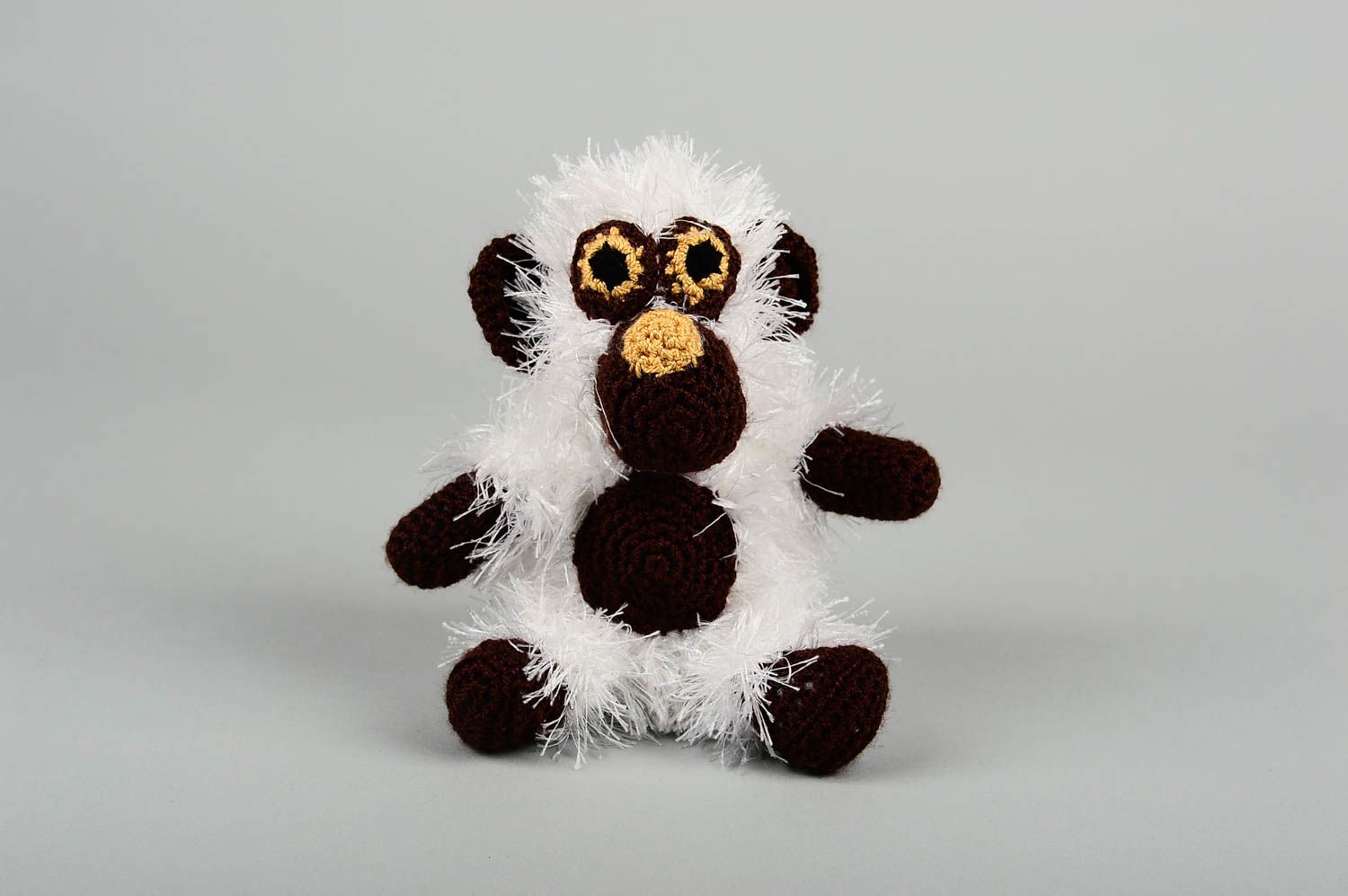 Juguete original con forma de mono divertido peluche artesanal regalo para niño foto 1