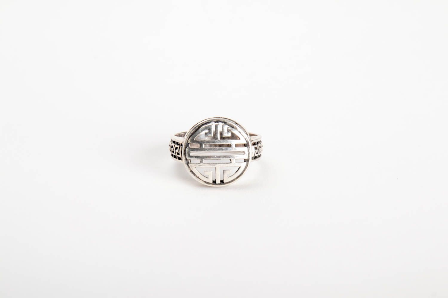 Herrenring Silber Handmade Designer Accessoires Ring Modeschmuck Geschenk Ideen foto 4