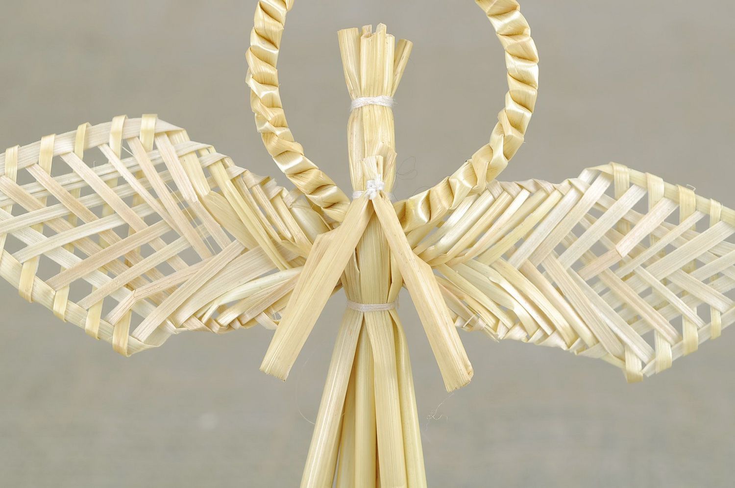 Charm made from straw Angel  photo 4
