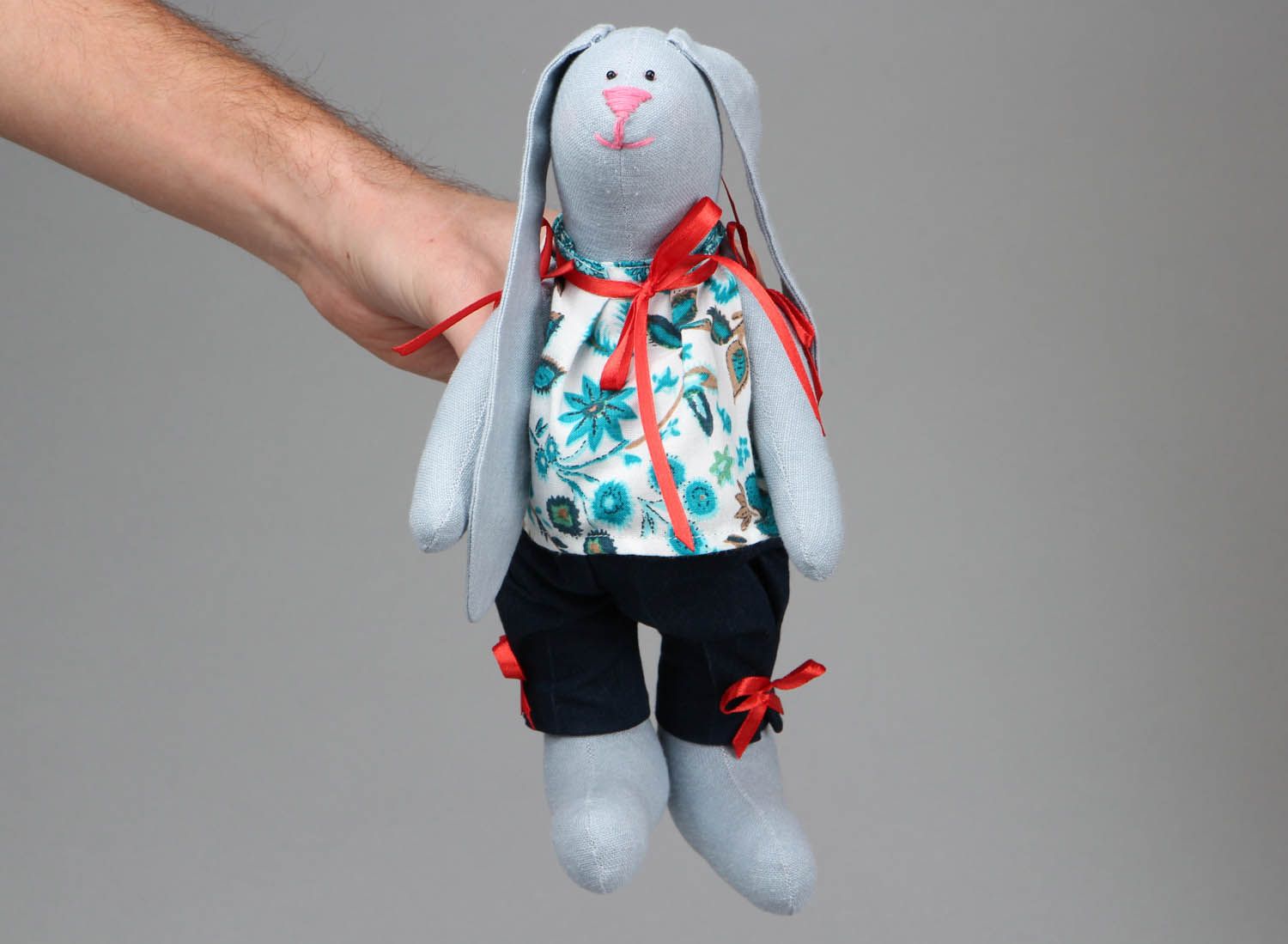 Soft toy hare photo 4