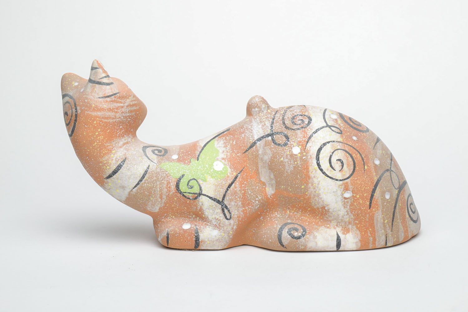 Ceramic money box in the shape of cat photo 3