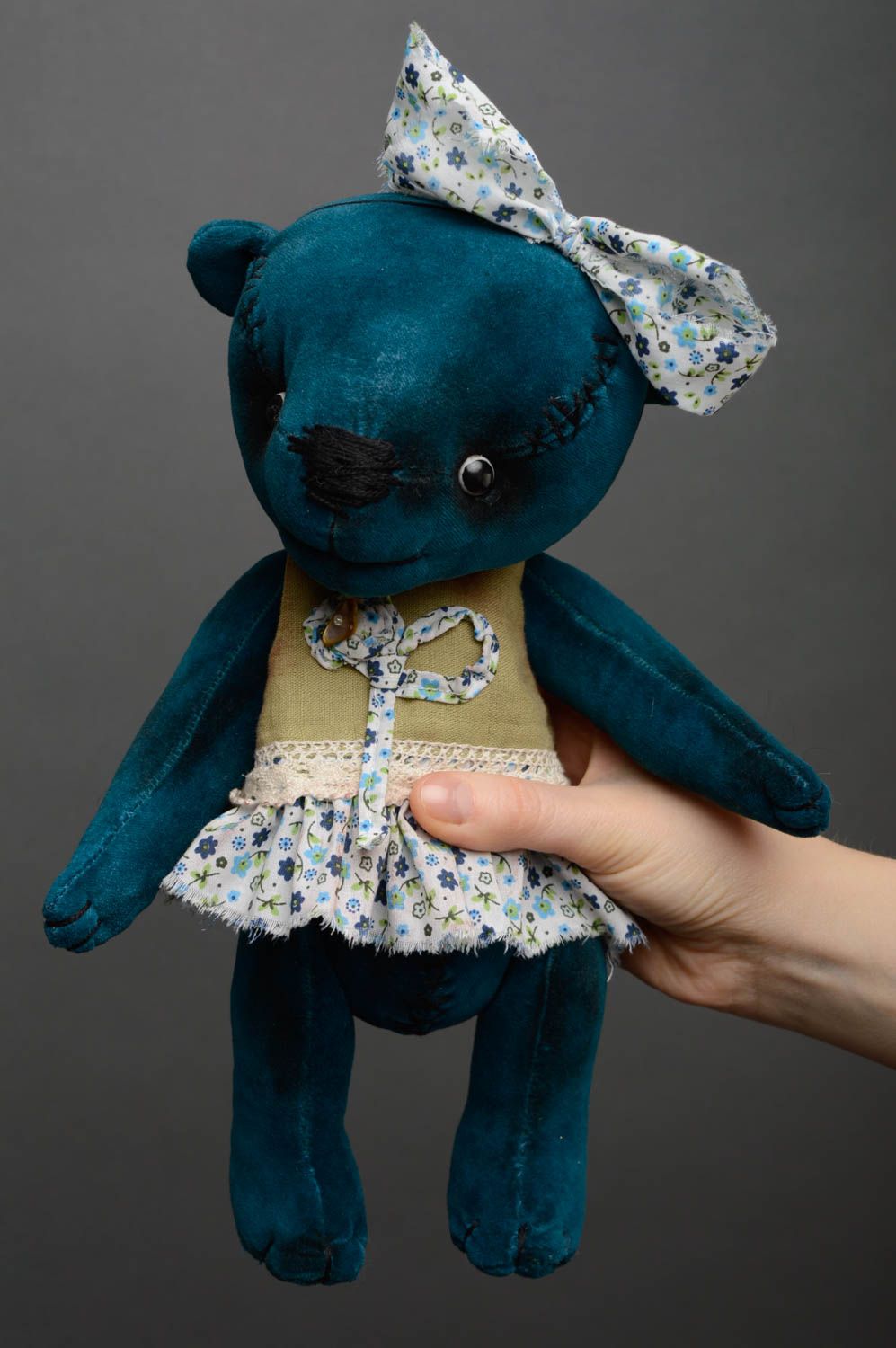 Collectible toy bear in vintage style photo 3