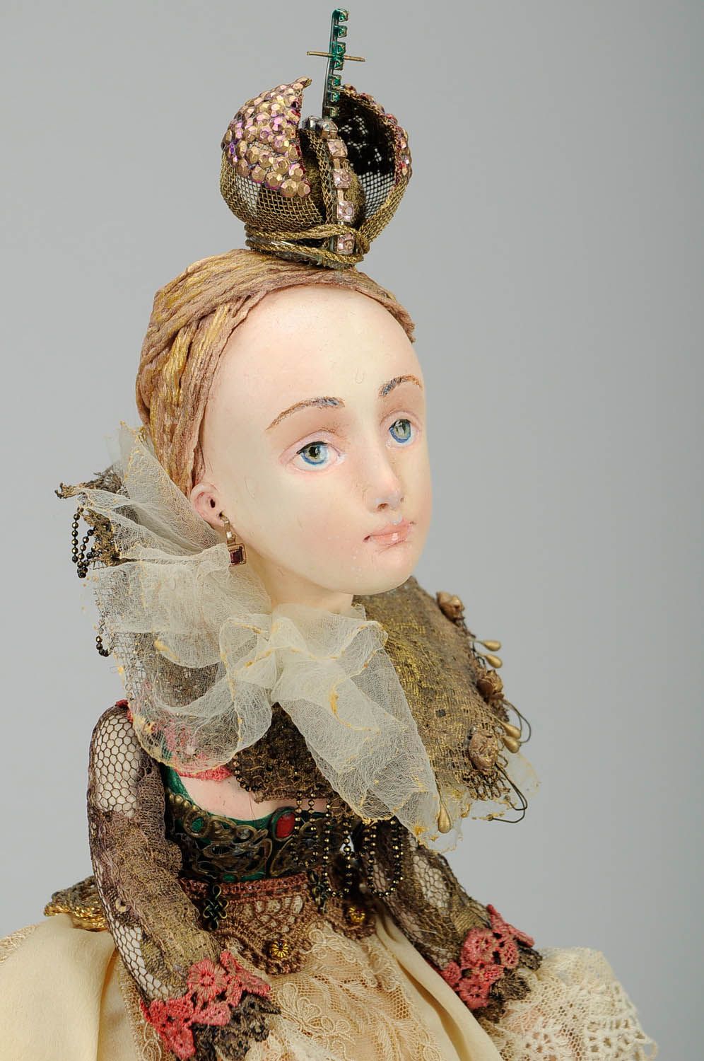 Designer's doll styled on antique Fi-Ks photo 3