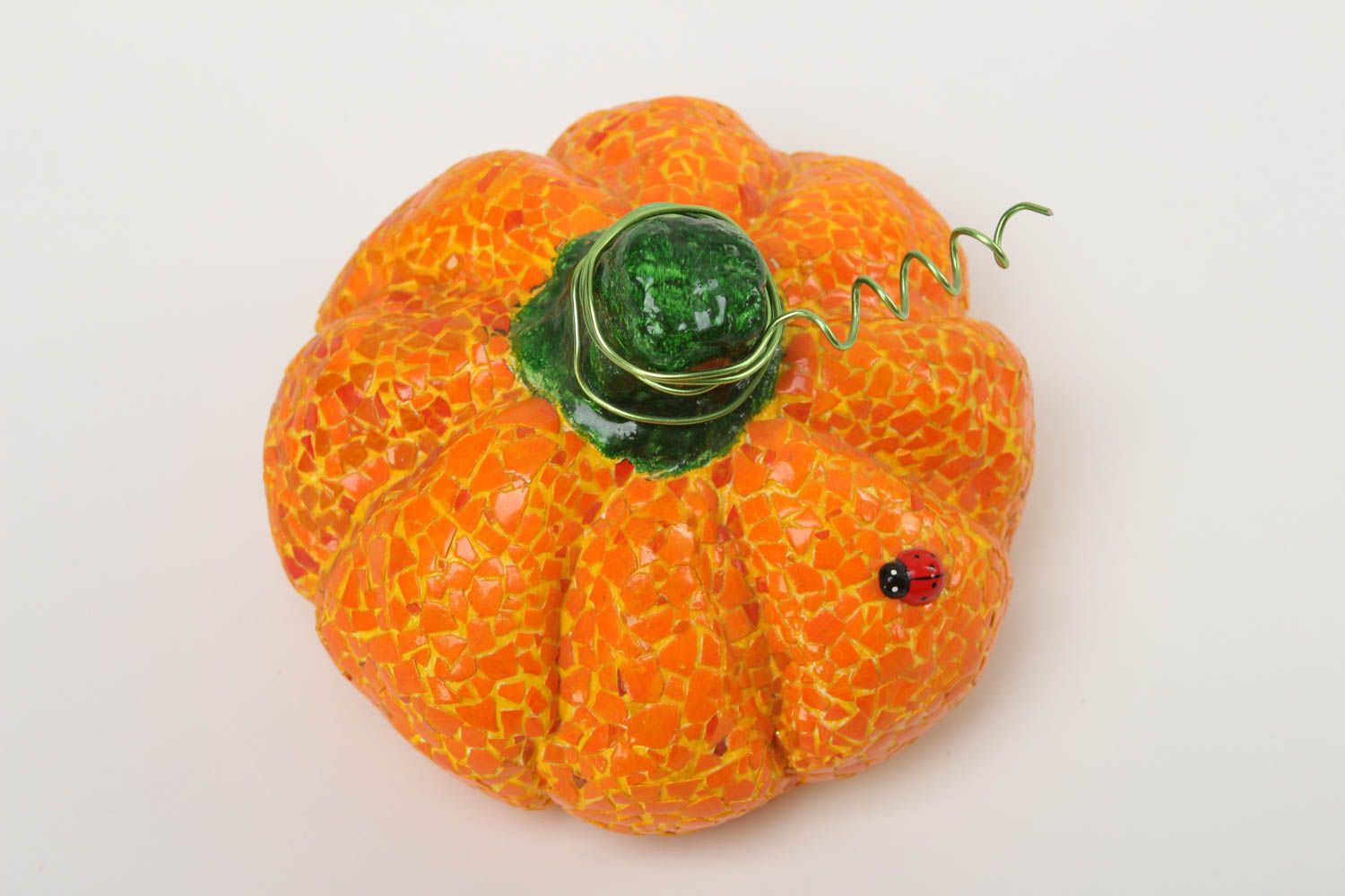Cute designer toy interesting unusual accessories lovely handmade pumpkin photo 2